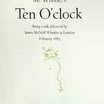 Ten O'Clock Lecture Brochure